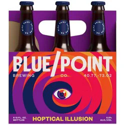 Blue Point Brewing Company Blue Point Hoptical Illusion IPA Beer - 6pk/12 fl oz Cans