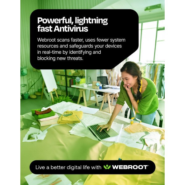 slide 4 of 8, Webroot Internet Security Plus With Antivirus Protection 2020, For 3 Pc And Apple Mac Devices, 1-Year Subscription, Traditional Disc, 1 ct