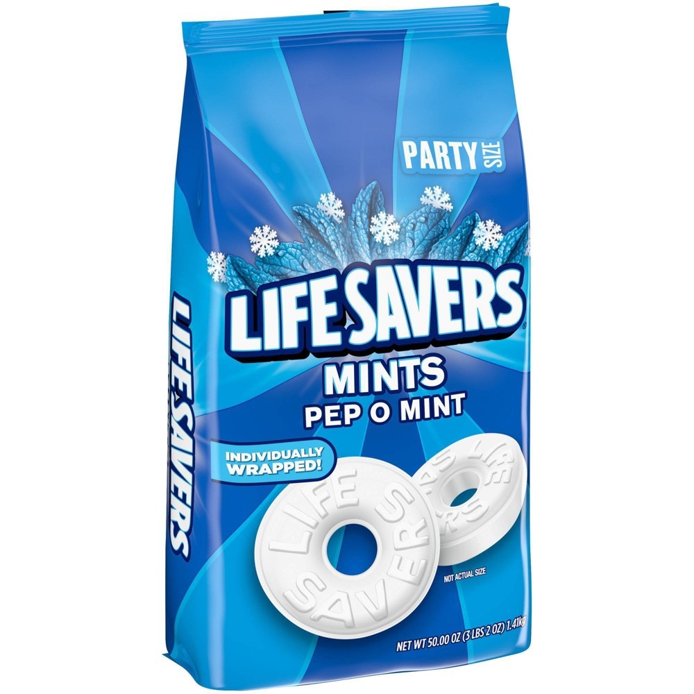 slide 5 of 7, Life Savers Lifesavers Pep-o-mint Mints, 50 oz