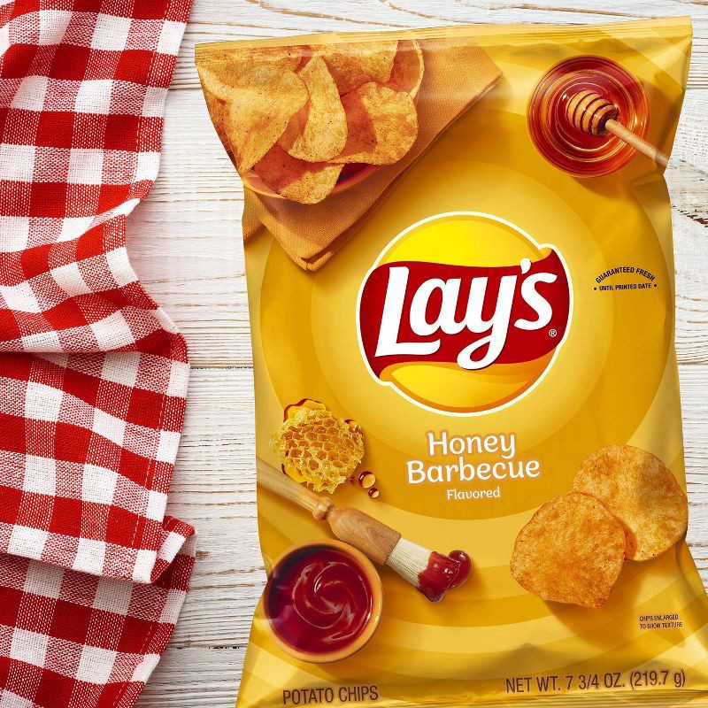 slide 3 of 3, Lay's Honey Barbecue Flavored Potato Chips - 7.75oz, 7.75 oz