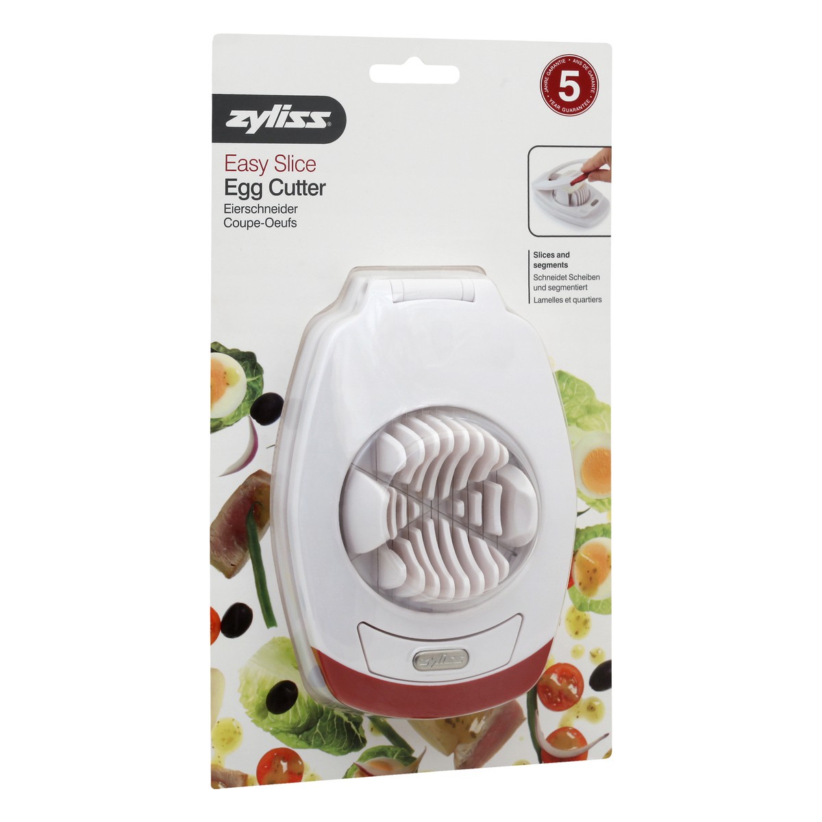 slide 9 of 9, Zyliss Easy Slice Egg Cutter 1 ea, 1 ct