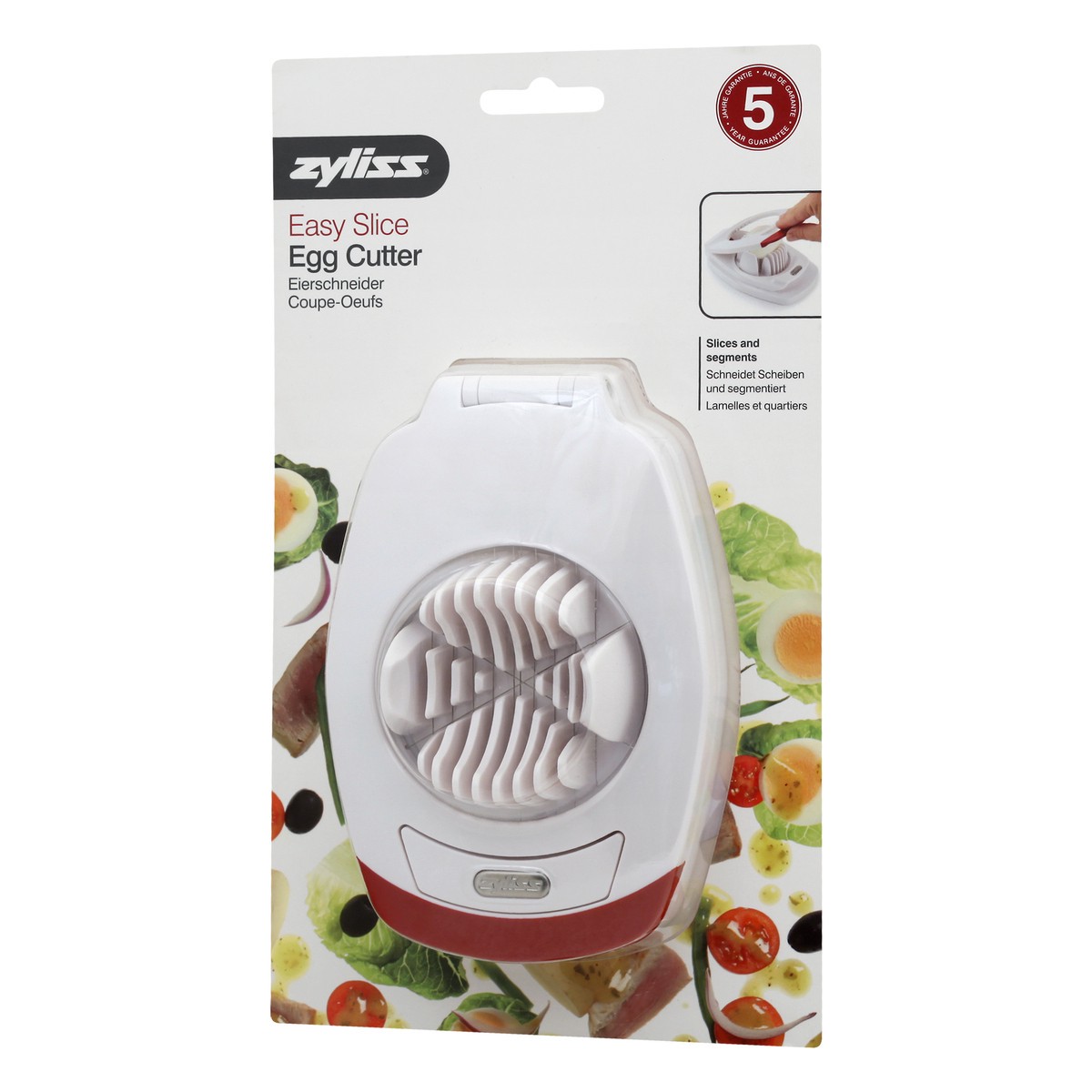 slide 8 of 9, Zyliss Easy Slice Egg Cutter 1 ea, 1 ct