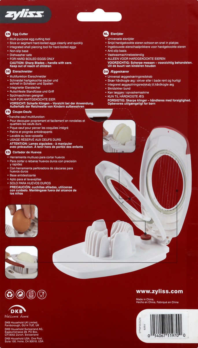 slide 4 of 9, Zyliss Easy Slice Egg Cutter 1 ea, 1 ct