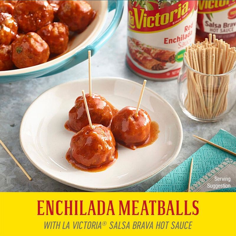 slide 8 of 10, La Victoria Salsa Brava Hot Sauce 15oz, 15 oz