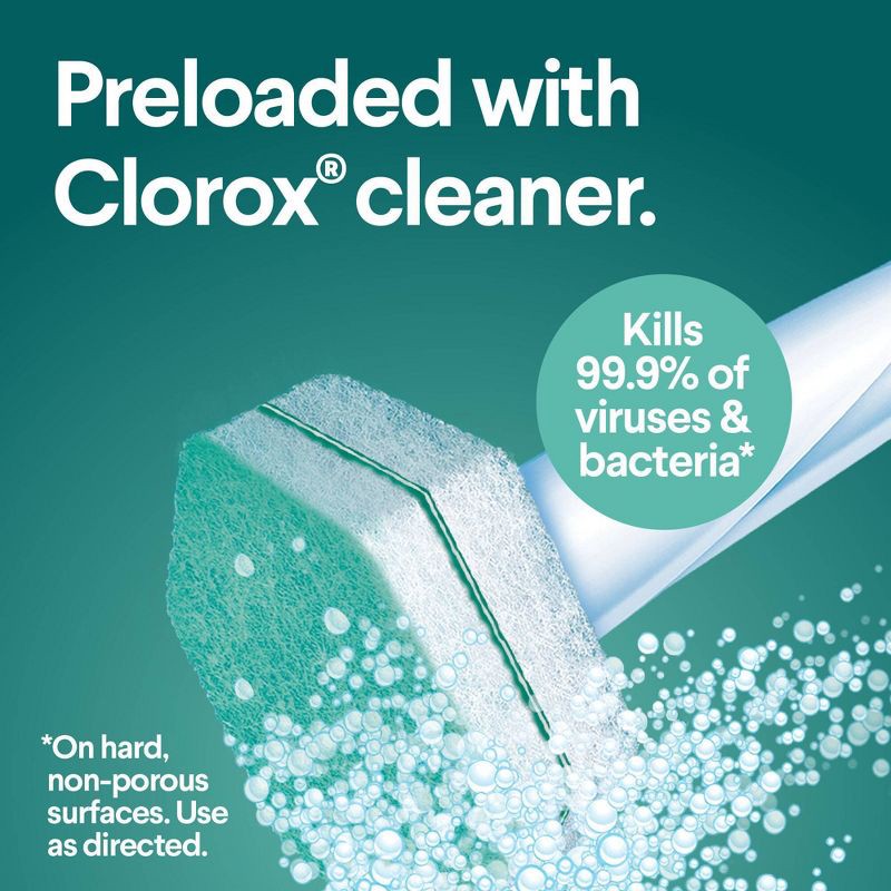 slide 3 of 14, Clorox ToiletWand Disinfecting Refills Disposable Wand Heads - Rainforest Rush - 20ct, 20 ct