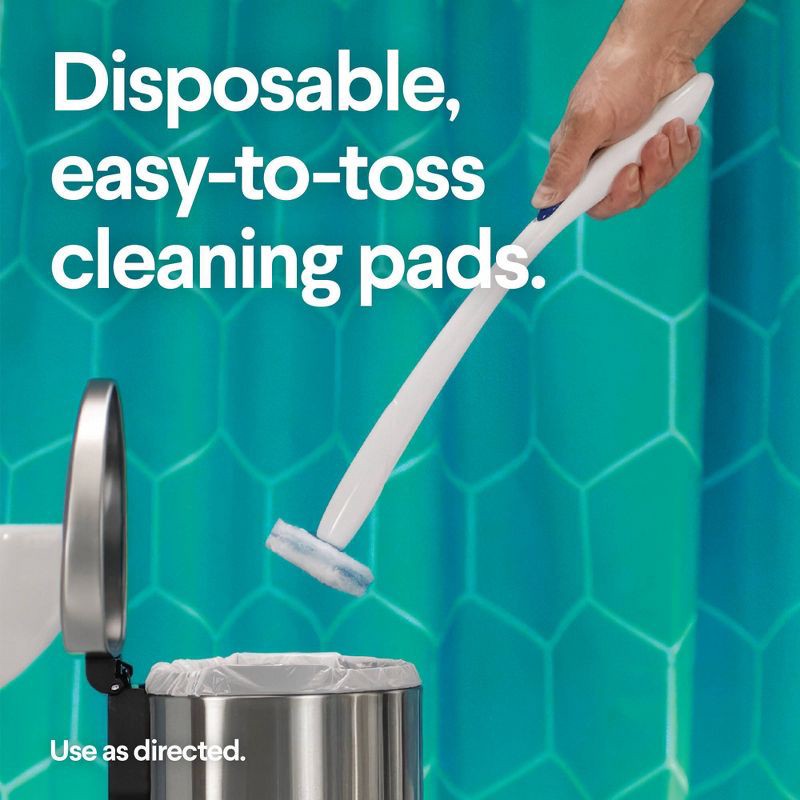 slide 6 of 14, Clorox ToiletWand Disinfecting Refills Disposable Wand Heads - Rainforest Rush - 20ct, 20 ct