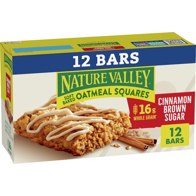 slide 1 of 10, Nature Valley Soft Baked Oatmeal Cereal Bars - 12ct/14.88oz, 12 ct; 14.88 oz