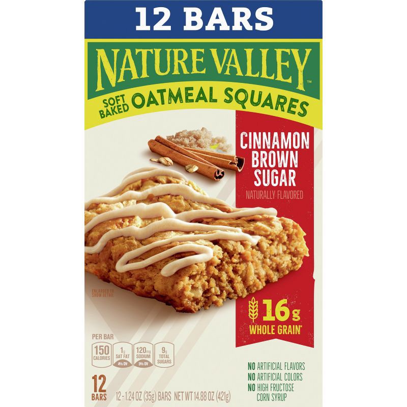 slide 4 of 10, Nature Valley Soft Baked Oatmeal Cereal Bars - 12ct/14.88oz, 12 ct; 14.88 oz