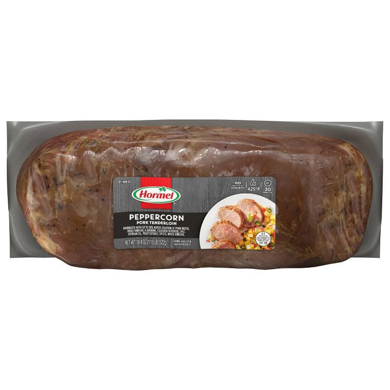 slide 1 of 7, Hormel Peppercorn Pork Tenderloin - 18.4oz, 18.4 oz