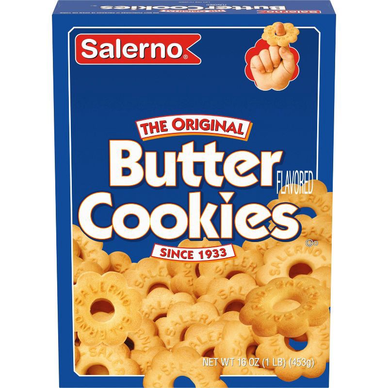 slide 1 of 6, Salerno The Original Butter Flavored Cookies, 16 oz