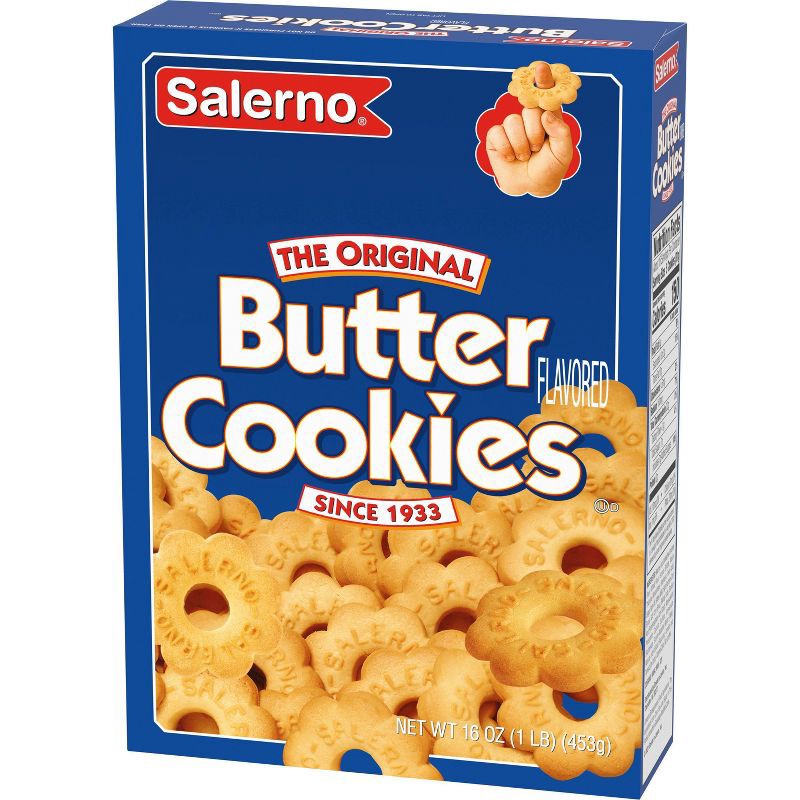 slide 5 of 6, Salerno Original Butter Cookies - 16oz, 16 oz