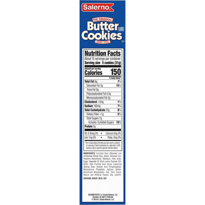 slide 6 of 6, Salerno Original Butter Cookies - 16oz, 16 oz