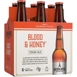 Revolver Brewing Revolver Blood and Honey Golden Ale Beer - 6pk/12 fl oz Bottle