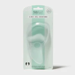 Fab Feet Women's by Foot Petals Gel 2-in-1 Ball of Foot/Arch Support Shoe Cushions Clear - 1 pair: Urethane Shoe Accessories