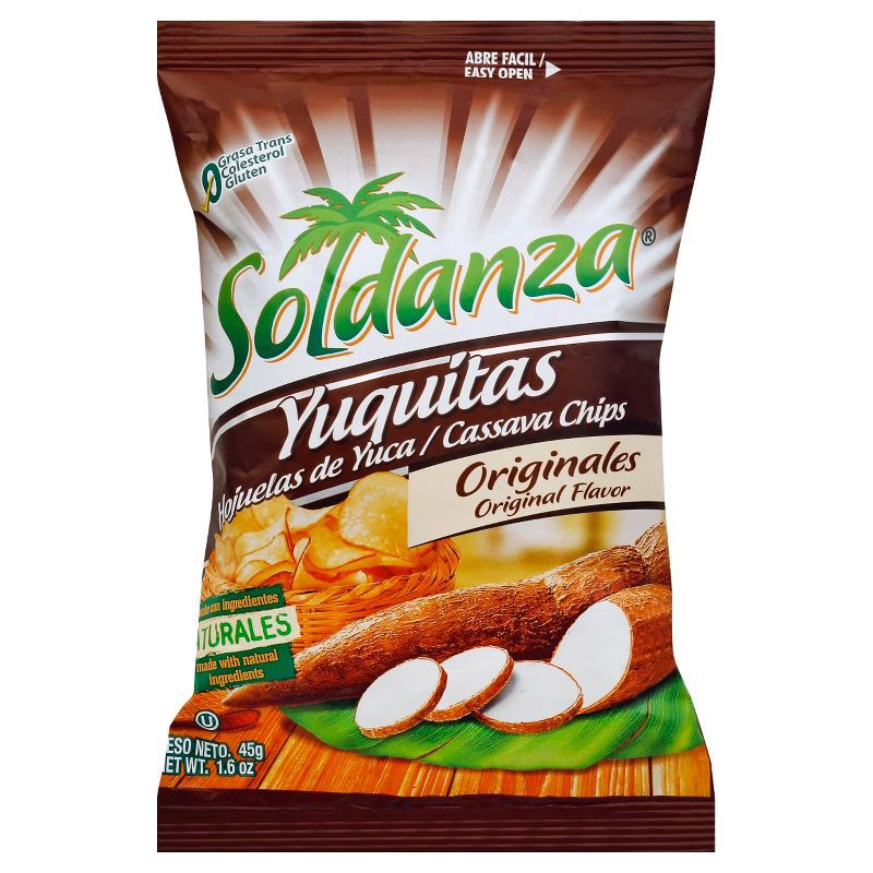 slide 1 of 1, Iberia Soldanza Cassava Chips 1.6oz, 1.6 oz