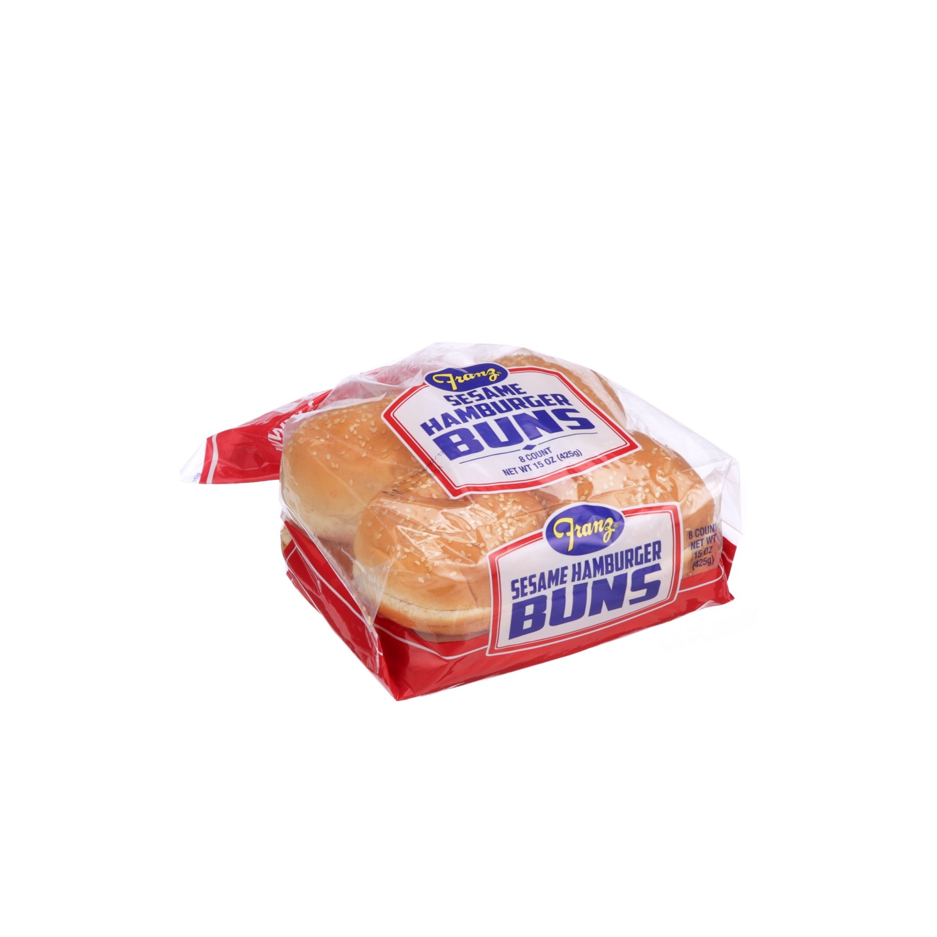 slide 1 of 6, Franz Sesame Cluster Hamburger Buns - 15oz, 15 oz