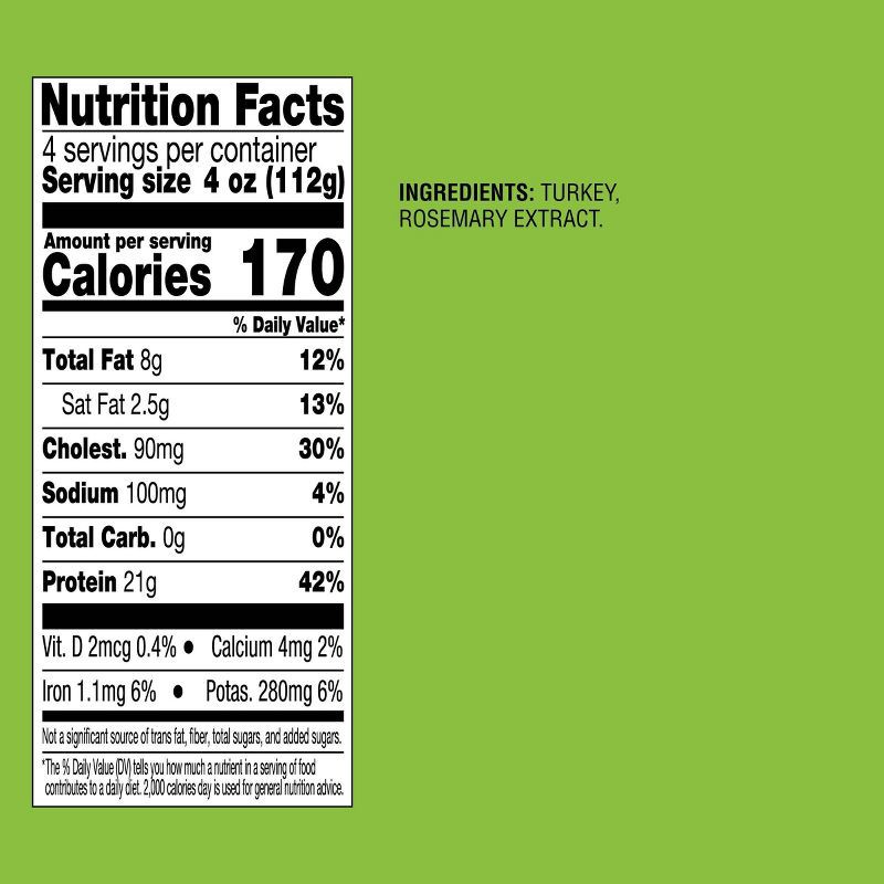 slide 3 of 4, 93/7 No Antibiotics Ever All Natural Ground Turkey - 16oz - Good & Gather™, 16 oz