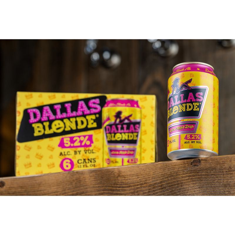 slide 4 of 10, Deep Ellum Brewing Co. Deep Ellum Dallas Blonde Ale Beer - 6pk/12 fl oz Cans, 6 ct; 12 fl oz