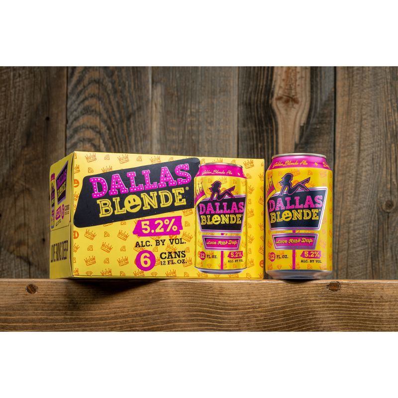 slide 7 of 10, Deep Ellum Brewing Co. Deep Ellum Dallas Blonde Ale Beer - 6pk/12 fl oz Cans, 6 ct; 12 fl oz
