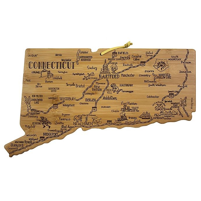 slide 1 of 1, Totally Bamboo Connecticut Destination Cutting Board, 1 ct