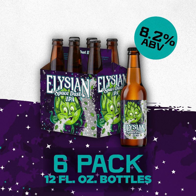 slide 7 of 10, Elysian Brewing Elysian Space Dust IPA Beer - 6pk/12 fl oz Bottles, 6 ct; 12 fl oz