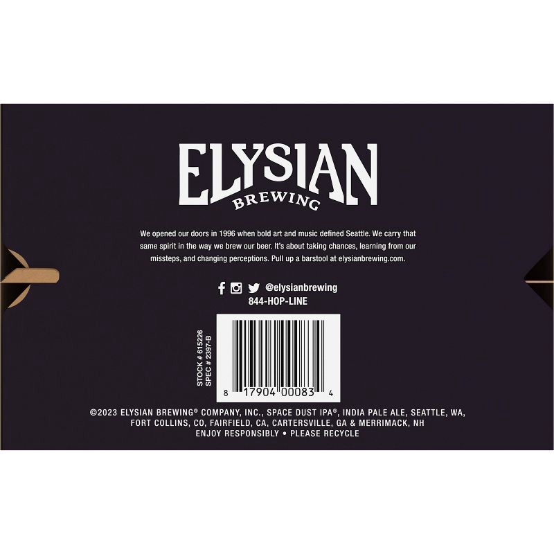 slide 9 of 9, Elysian Brewing Elysian Space Dust IPA Beer - 6pk/12 fl oz Bottles, 6 ct; 12 fl oz