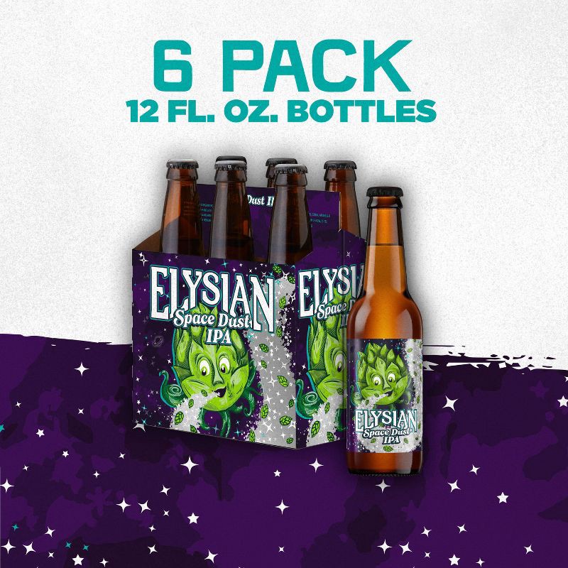 slide 10 of 10, Elysian Brewing Elysian Space Dust IPA Beer - 6pk/12 fl oz Bottles, 6 ct; 12 fl oz