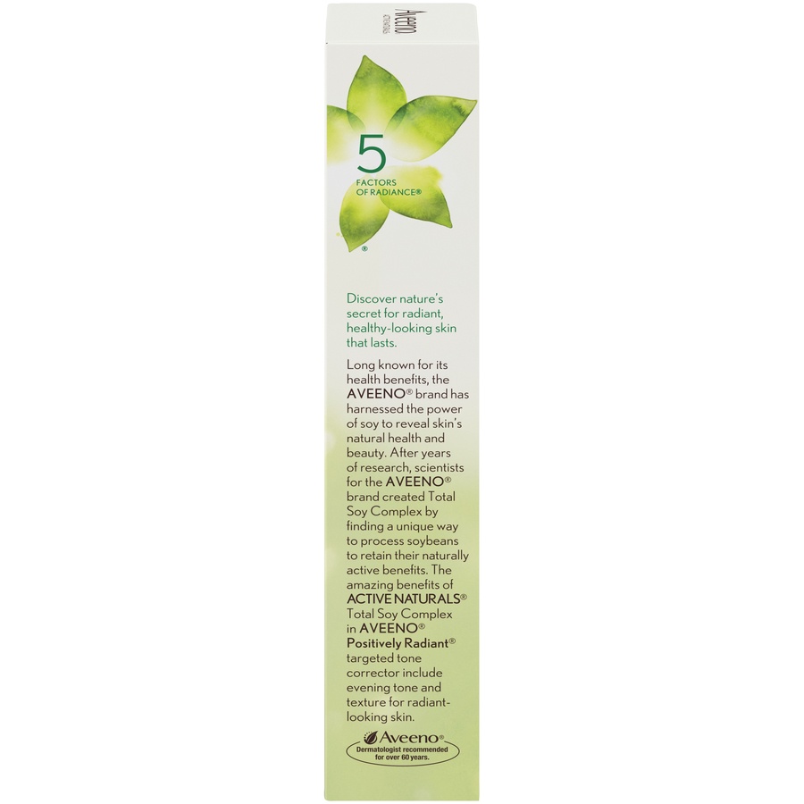 slide 5 of 6, AVEENO POSITIVELY RADIANT Targeted Tone Corrector, 1.1 Fl. Oz, 1.10 fl oz