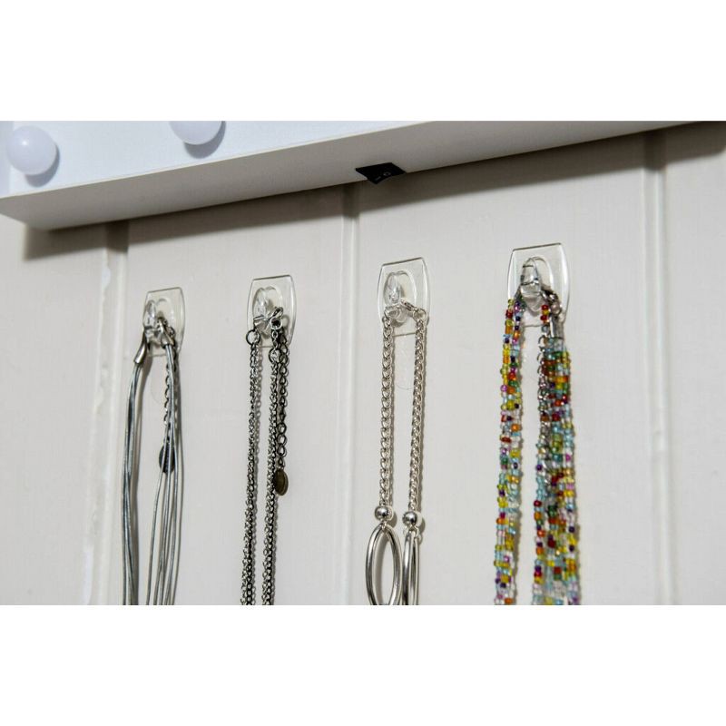 slide 11 of 12, Command Value Pack Damage-Free Hanging Clear Mini Hooks with Adhesive Strips for Christmas Lights and Holiday Decoration, 1 ct
