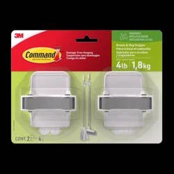 Command Broom & Mop Gripper 2 Grippers - 4 Strips/Pack