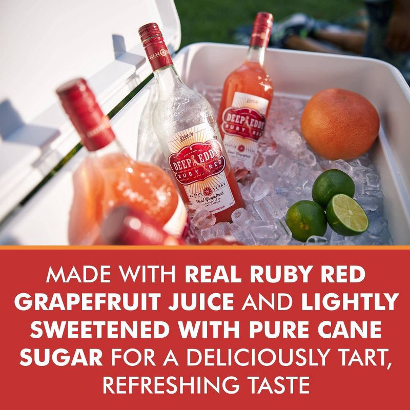 slide 5 of 9, Deep Eddy Ruby Red Grapefruit Vodka - 750ml Bottle, 750 ml