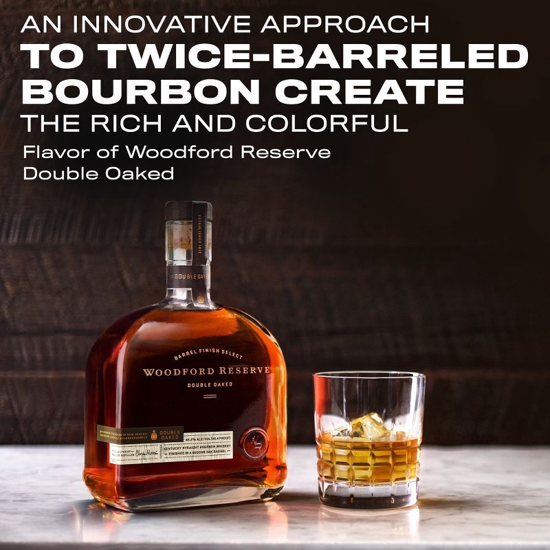 slide 7 of 11, Woodford Reserve Double Oaked Kentucky Straight Bourbon Whiskey - 750ml Bottle, 750 ml