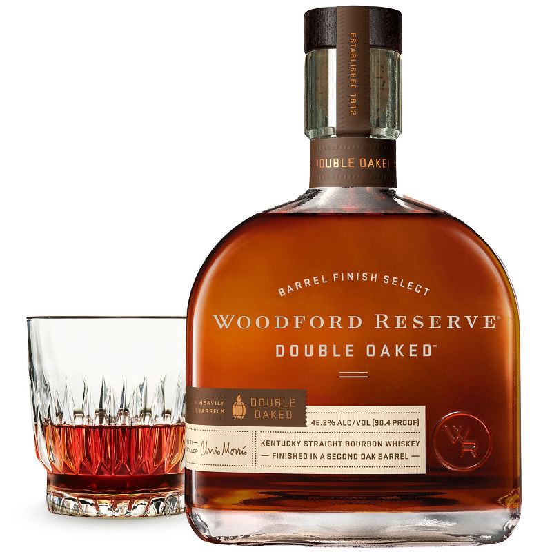 slide 1 of 11, Woodford Reserve Double Oaked Kentucky Straight Bourbon Whiskey - 750ml Bottle, 750 ml