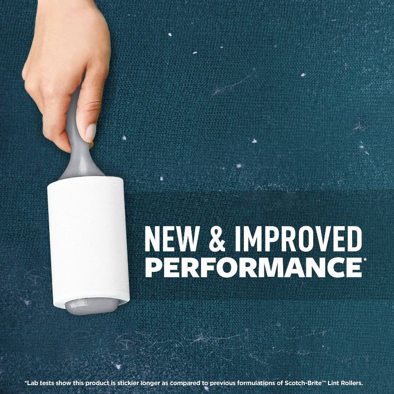 slide 2 of 11, Scotch-Brite Lint Roller - 3pk/300 Sheets, 3 ct, 300 sheets