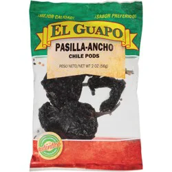 El Guapo Whole Pasilla Chile - 2oz