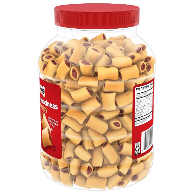 slide 6 of 9, Milk-Bone MaroSnacks with Real Bone Marrow Canister Dog Treats - 40oz, 40 oz