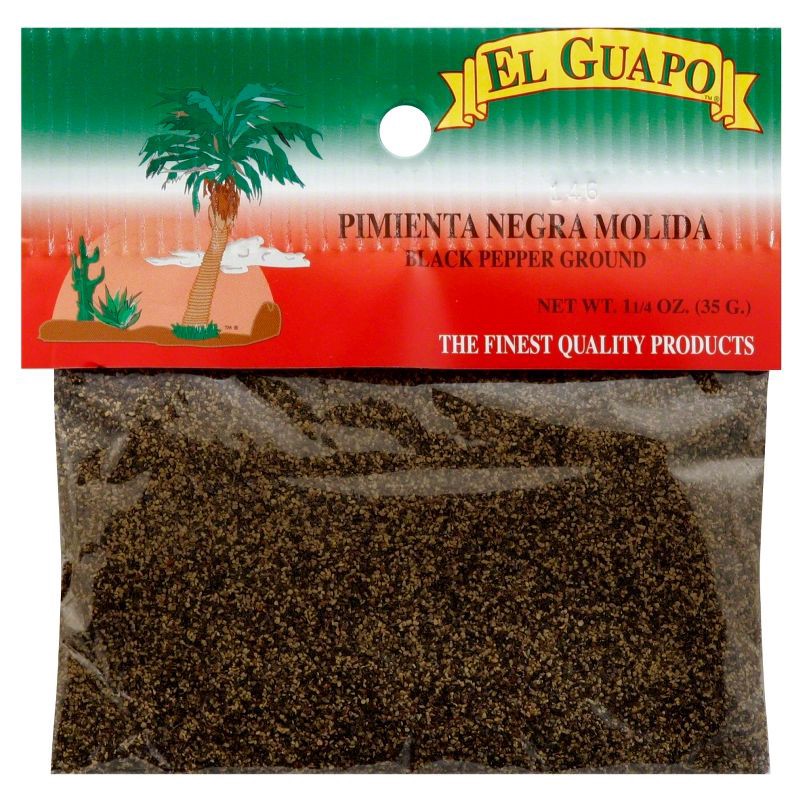 slide 1 of 1, El Guapo Ground Black Pepper -1.25oz, 1.25 oz