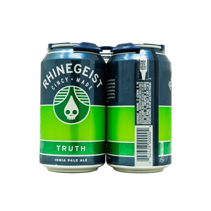 slide 3 of 3, Rhinegeist Rhingeist Truth IPA Beer - 6pk/12 fl oz Cans, 6 ct; 12 fl oz