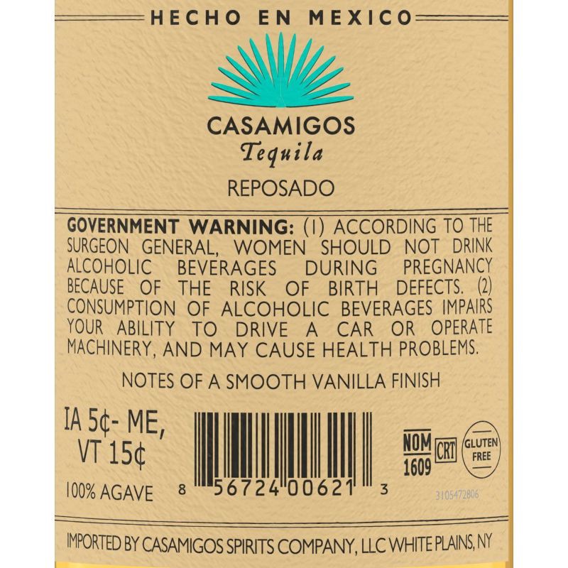 slide 7 of 9, Casamigos Reposado Tequila - 750ml Bottle, 750 ml