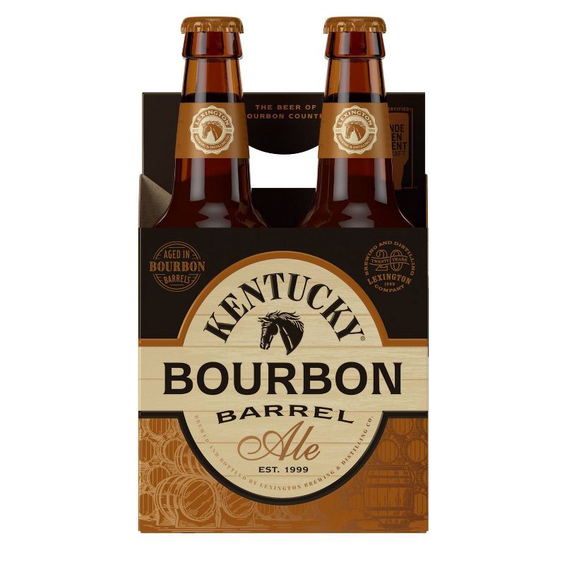 slide 1 of 1, Lexington Kentucky Bourbon Barrel Ale Beer - 4pk/12 fl oz Bottles, 4 ct; 12 fl oz
