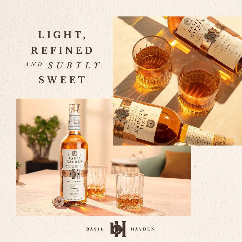 slide 2 of 7, Basil Hayden Bourbon Whiskey - 750ml Bottle, 750 ml
