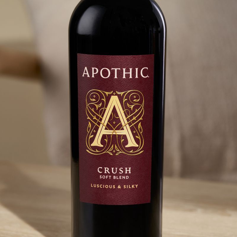 slide 4 of 6, Apothic Crush Red Blend Red Wine - 750ml Bottle, 750 ml