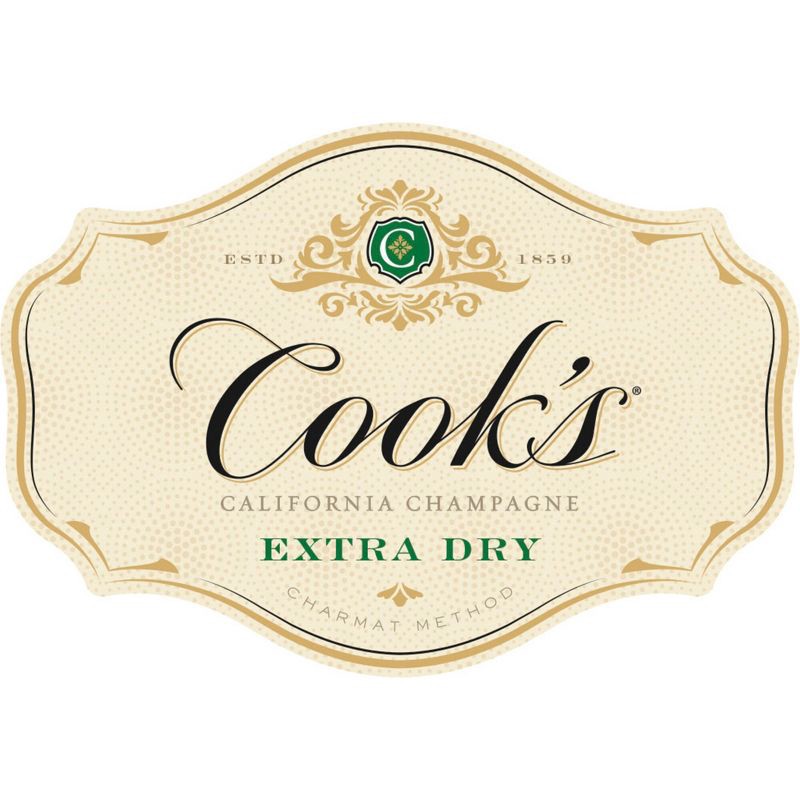 slide 6 of 8, Cook's California Champagne Extra Dry White Sparkling Wine - 1.5L Bottle, 1.5 liter
