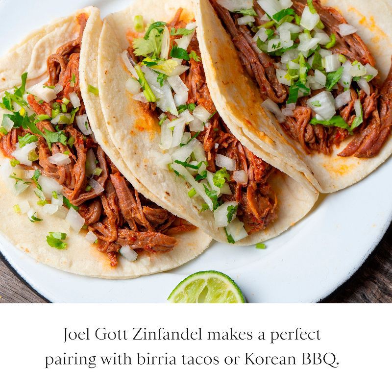 slide 4 of 6, Joel Gott Zinfandel Red Wine - 750ml Bottle, 750 ml