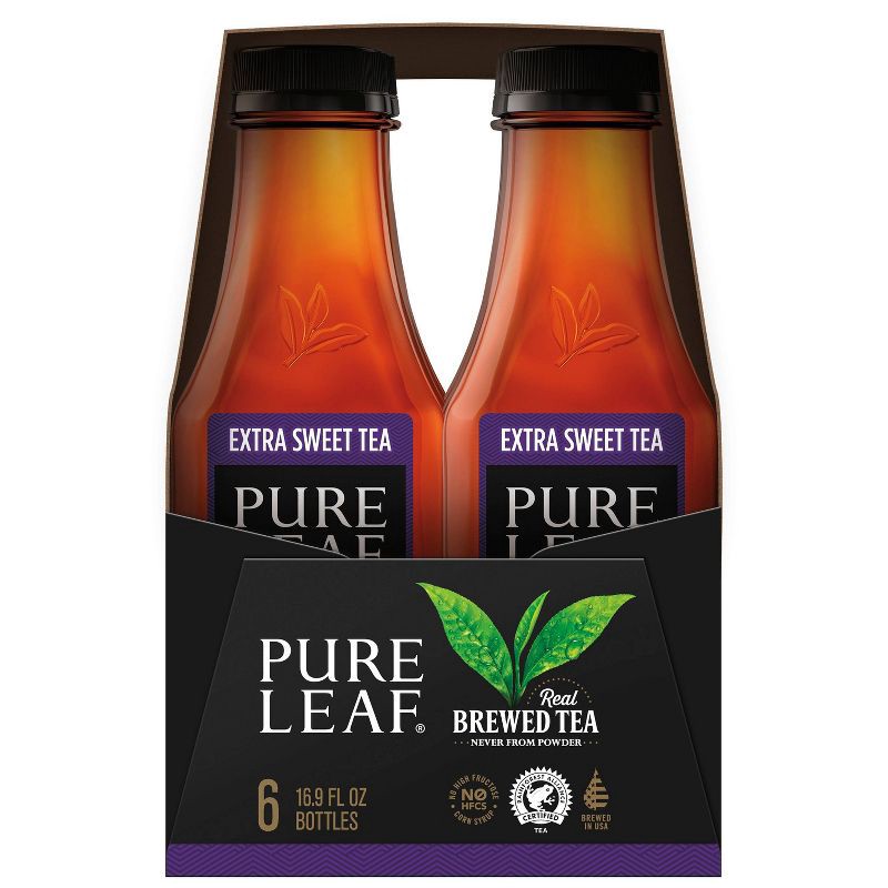 slide 2 of 4, PURE LEAF RTD Pure Leaf Extra Sweet Iced Tea Bottles - 6pk/16.9 fl oz, 6 ct; 16.9 fl oz