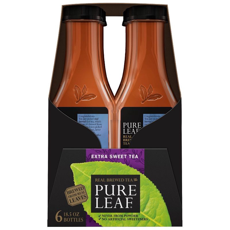 slide 3 of 4, PURE LEAF RTD Pure Leaf Extra Sweet Iced Tea Bottles - 6pk/16.9 fl oz, 6 ct; 16.9 fl oz