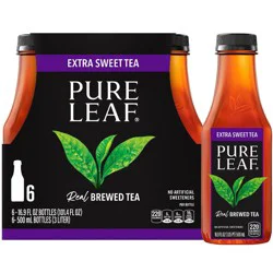 PURE LEAF RTD Pure Leaf Extra Sweet Iced Tea Bottles - 6pk/16.9 fl oz