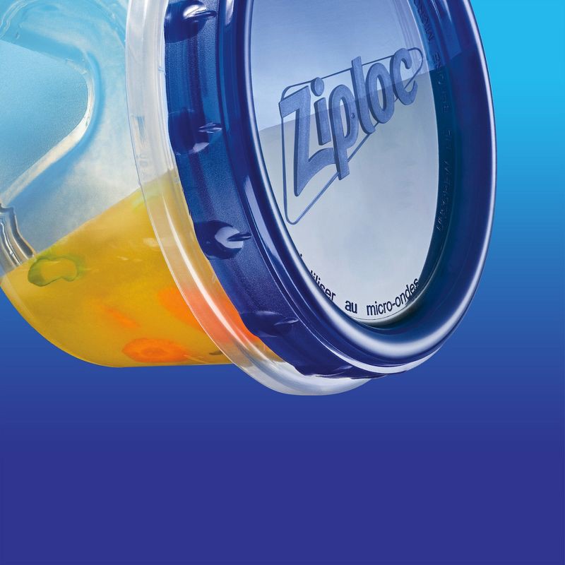 slide 10 of 14, Ziploc Twist 'n Loc Medium Round Containers - 2ct, 2 ct