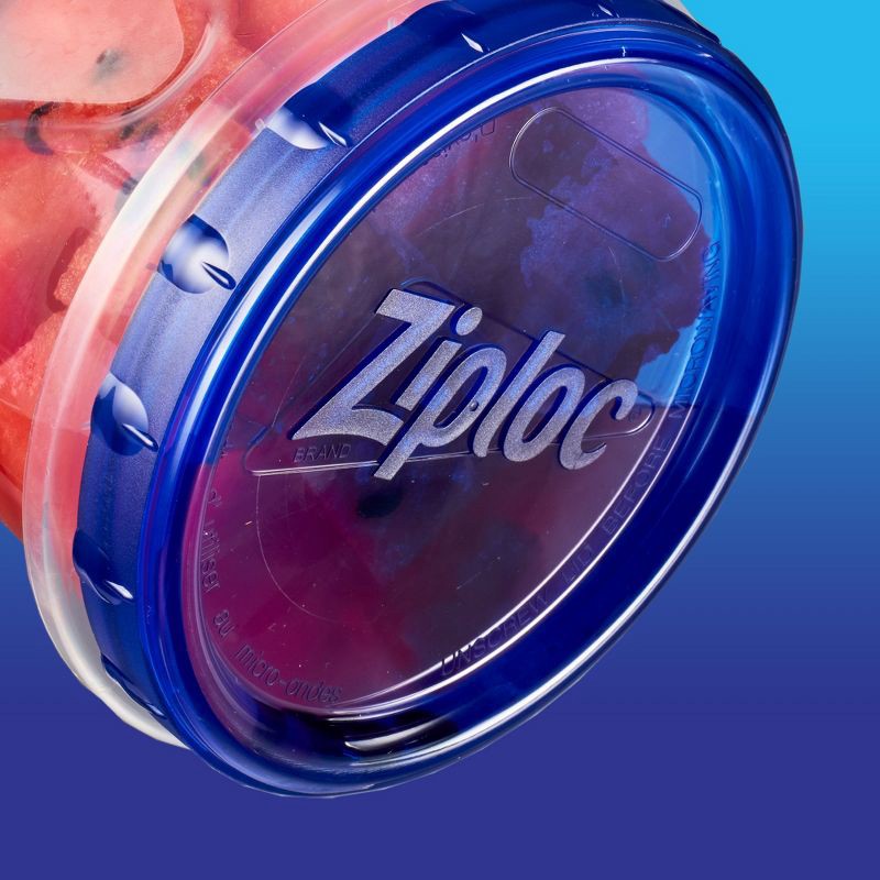 slide 9 of 14, Ziploc Twist 'n Loc Medium Round Containers - 2ct, 2 ct