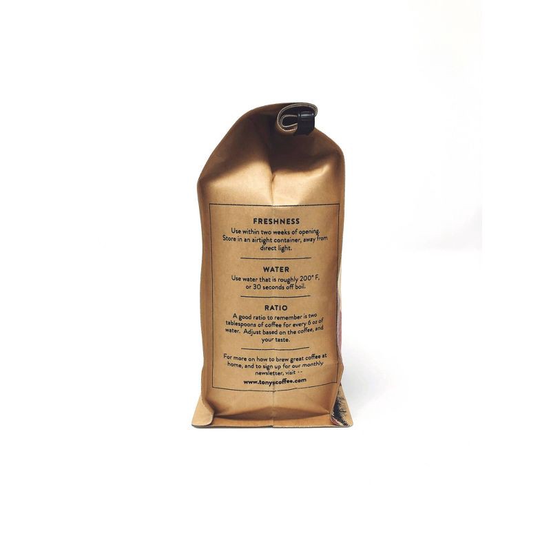 slide 3 of 5, Tony's Coffee Espresso Noir Dark Roast Whole Bean Coffee - 12oz, 12 oz